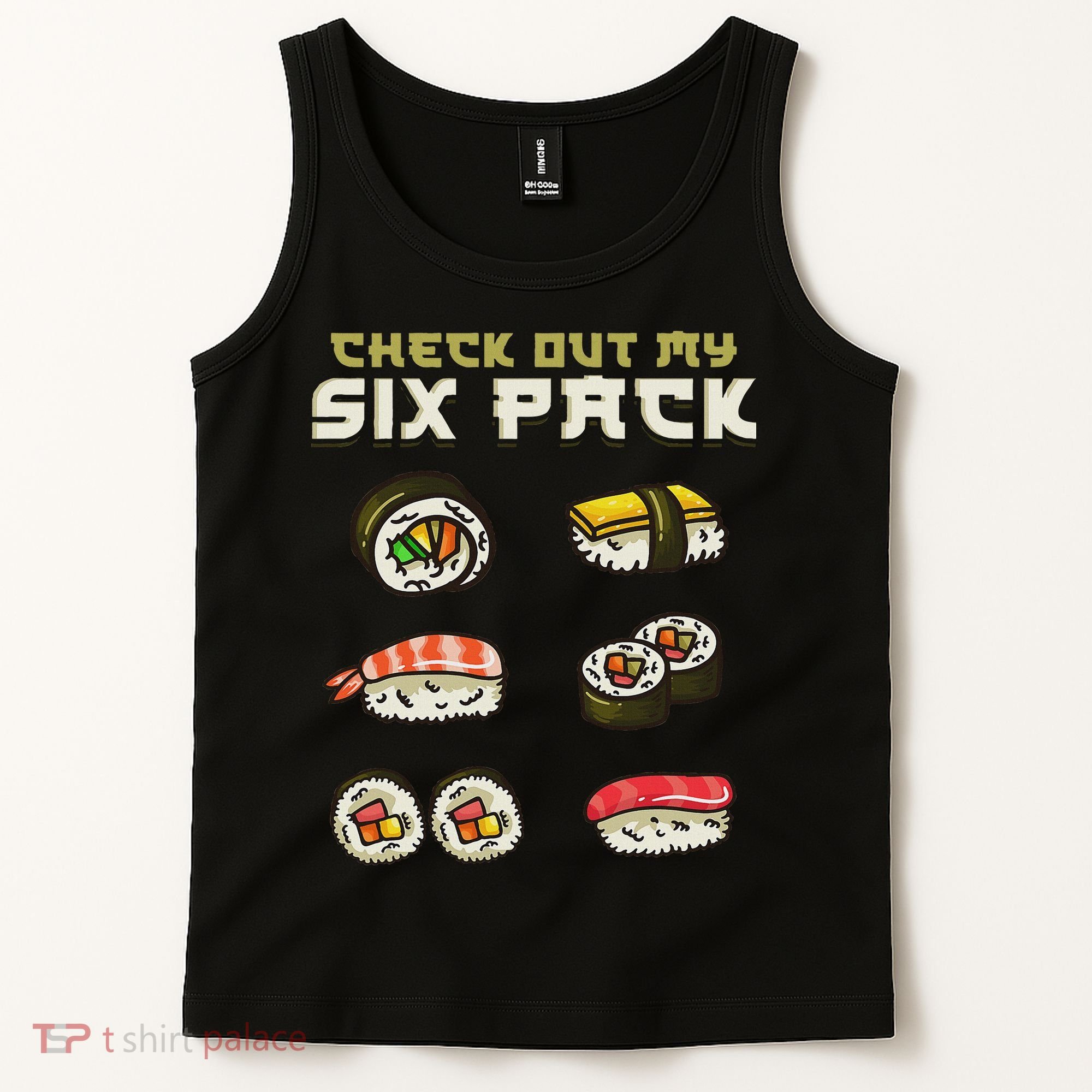 Sushi Japanese Gym Tank Top