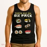 Sushi Japanese Gym Tank Top thumb 3