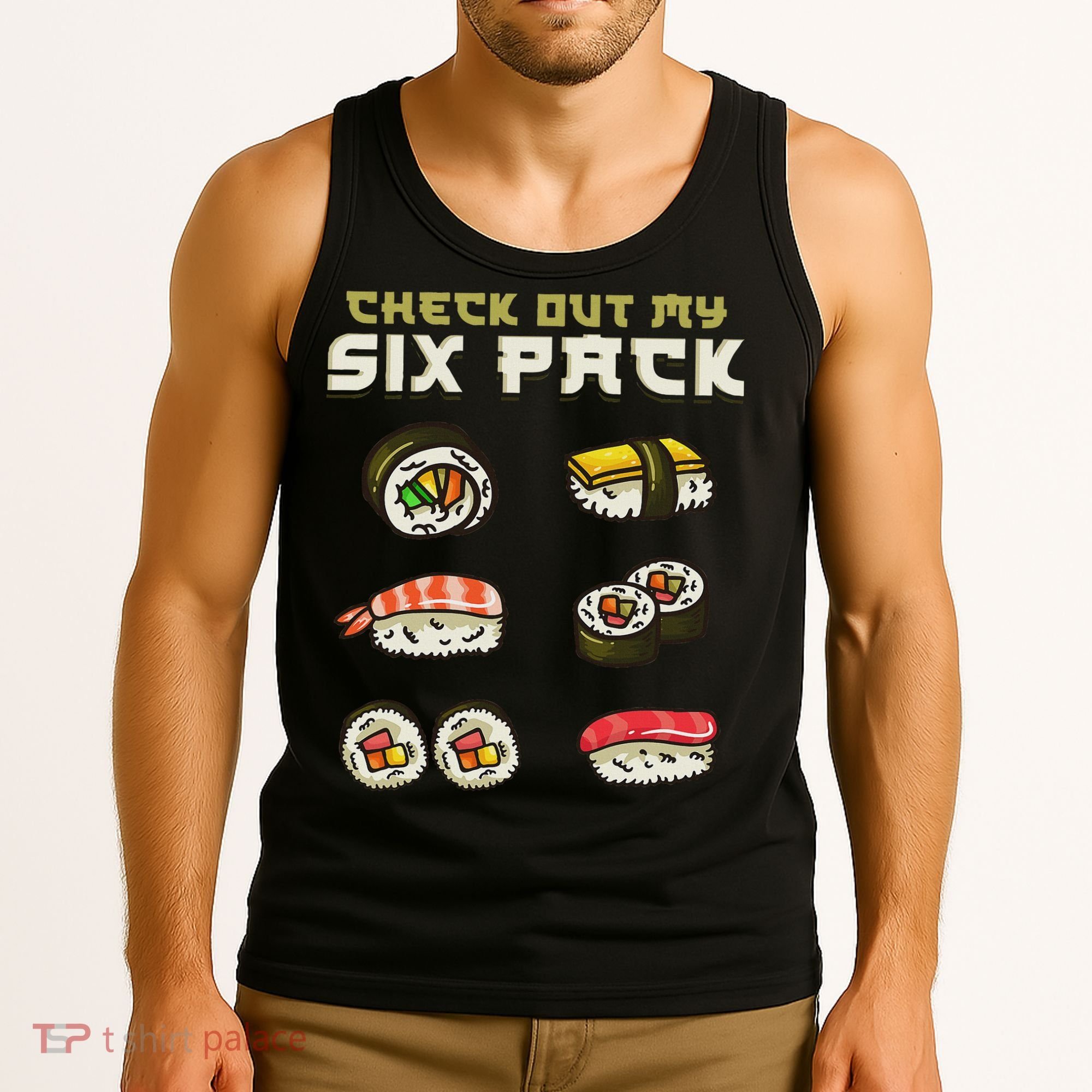 Sushi Japanese Gym Tank Top