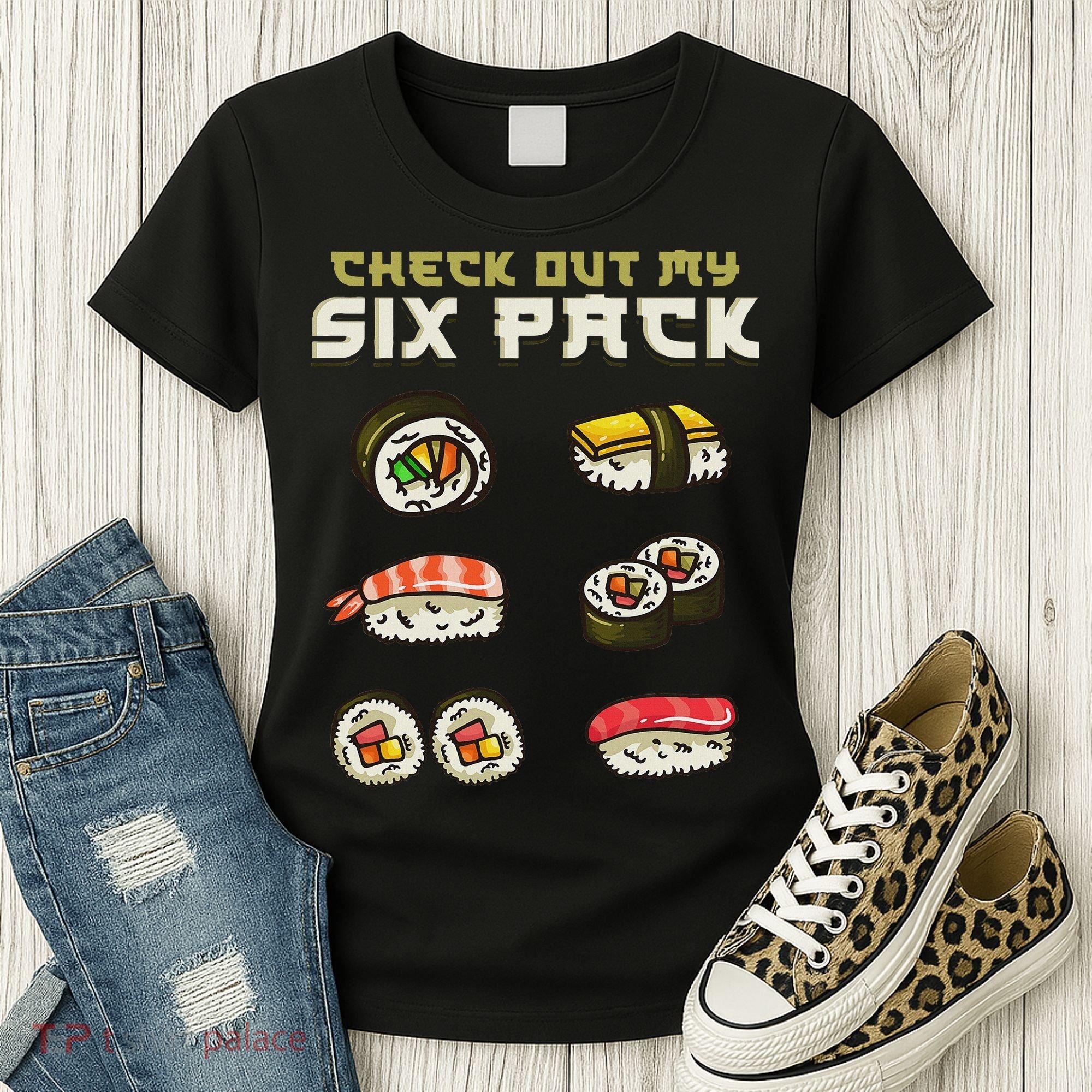 Sushi Japanese Gym Women's T-Shirt