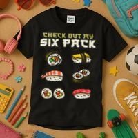 Sushi Japanese Gym Kids T-Shirt thumb 3