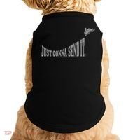 Snowmobile Just Gonna Send It Funny Sled Snowmobiling Gift Doggie Tank thumb 0