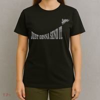 Snowmobile Just Gonna Send It Funny Sled Snowmobiling Gift T-Shirt thumb 4