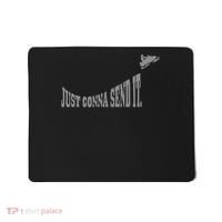 Snowmobile Just Gonna Send It Funny Sled Snowmobiling Gift Mousepad thumb 0