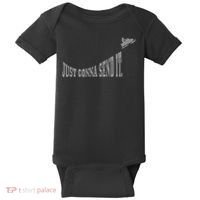 Snowmobile Just Gonna Send It Funny Sled Snowmobiling Gift Baby Bodysuit thumb 0