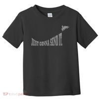 Snowmobile Just Gonna Send It Funny Sled Snowmobiling Gift Toddler T-Shirt thumb 0
