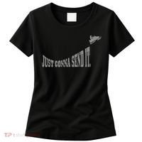 Snowmobile Just Gonna Send It Funny Sled Snowmobiling Gift Women's T-Shirt thumb 0