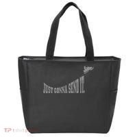 Snowmobile Just Gonna Send It Funny Sled Snowmobiling Gift Tote Bag thumb 0