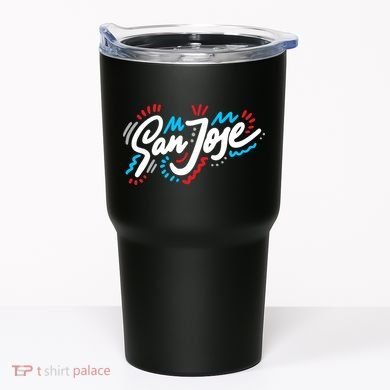 San Jose Hand Drawn Logo Tumbler
