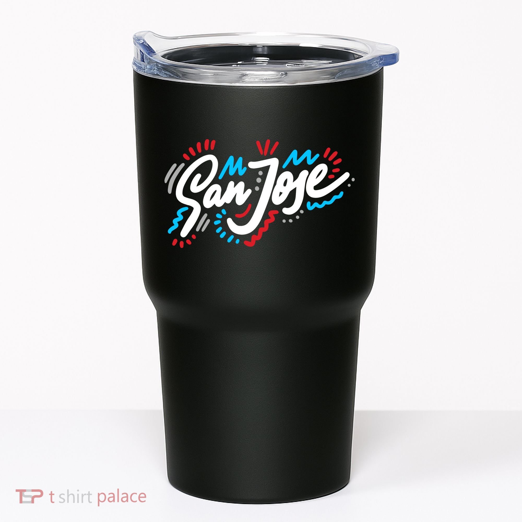 San Jose Hand Drawn Logo Tumbler
