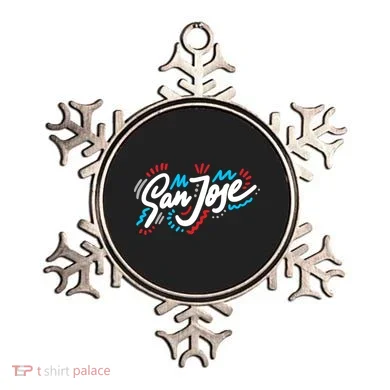 San Jose Hand Drawn Logo Ornament