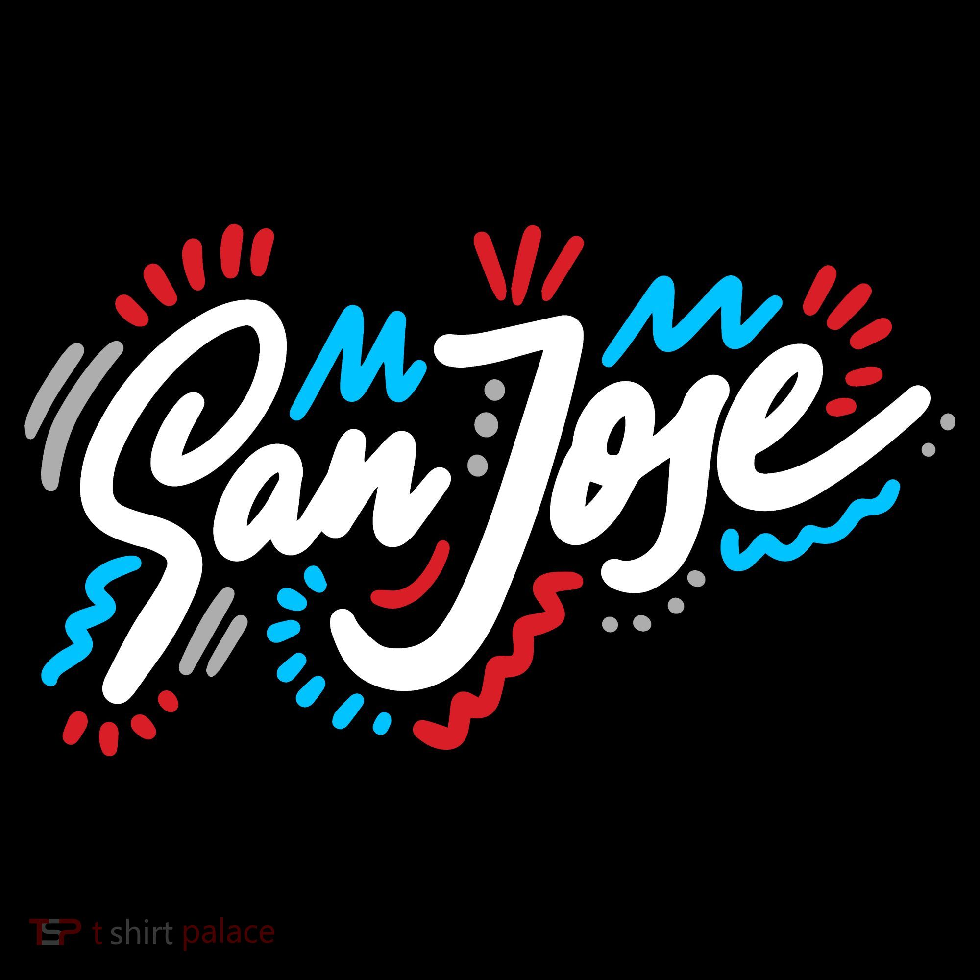 San Jose Hand Drawn Logo Ornament