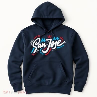 San Jose Hand Drawn Logo Hoodie