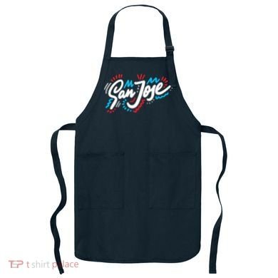 San Jose Hand Drawn Logo Apron