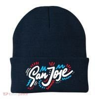 San Jose Hand Drawn Logo Beanie thumb 0