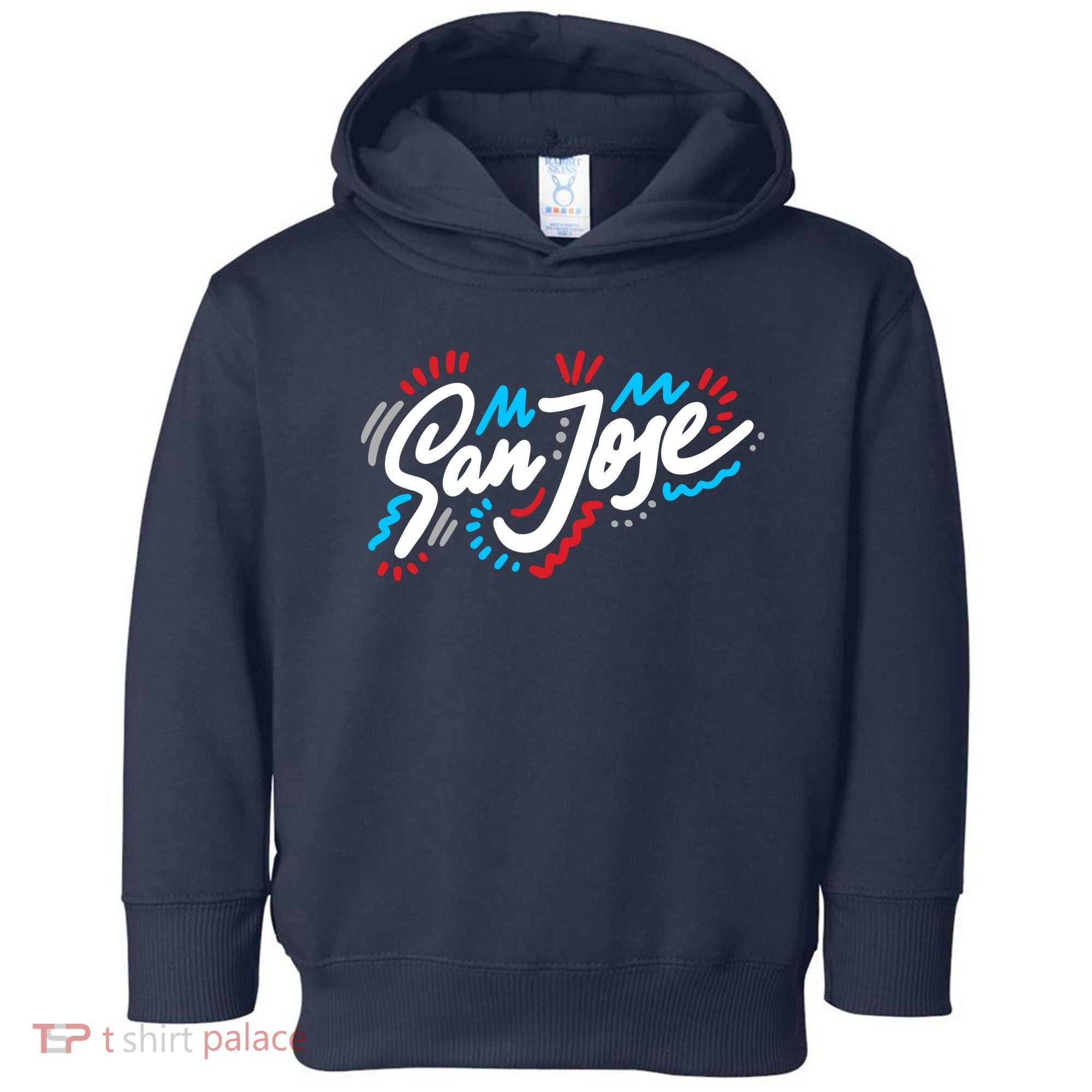 San Jose Hand Drawn Logo Toddler Hoodie