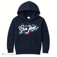 San Jose Hand Drawn Logo Kids Hoodie thumb 0