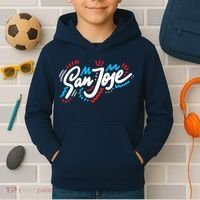 San Jose Hand Drawn Logo Kids Hoodie thumb 2