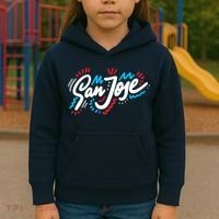 San Jose Hand Drawn Logo Kids Hoodie thumb 3