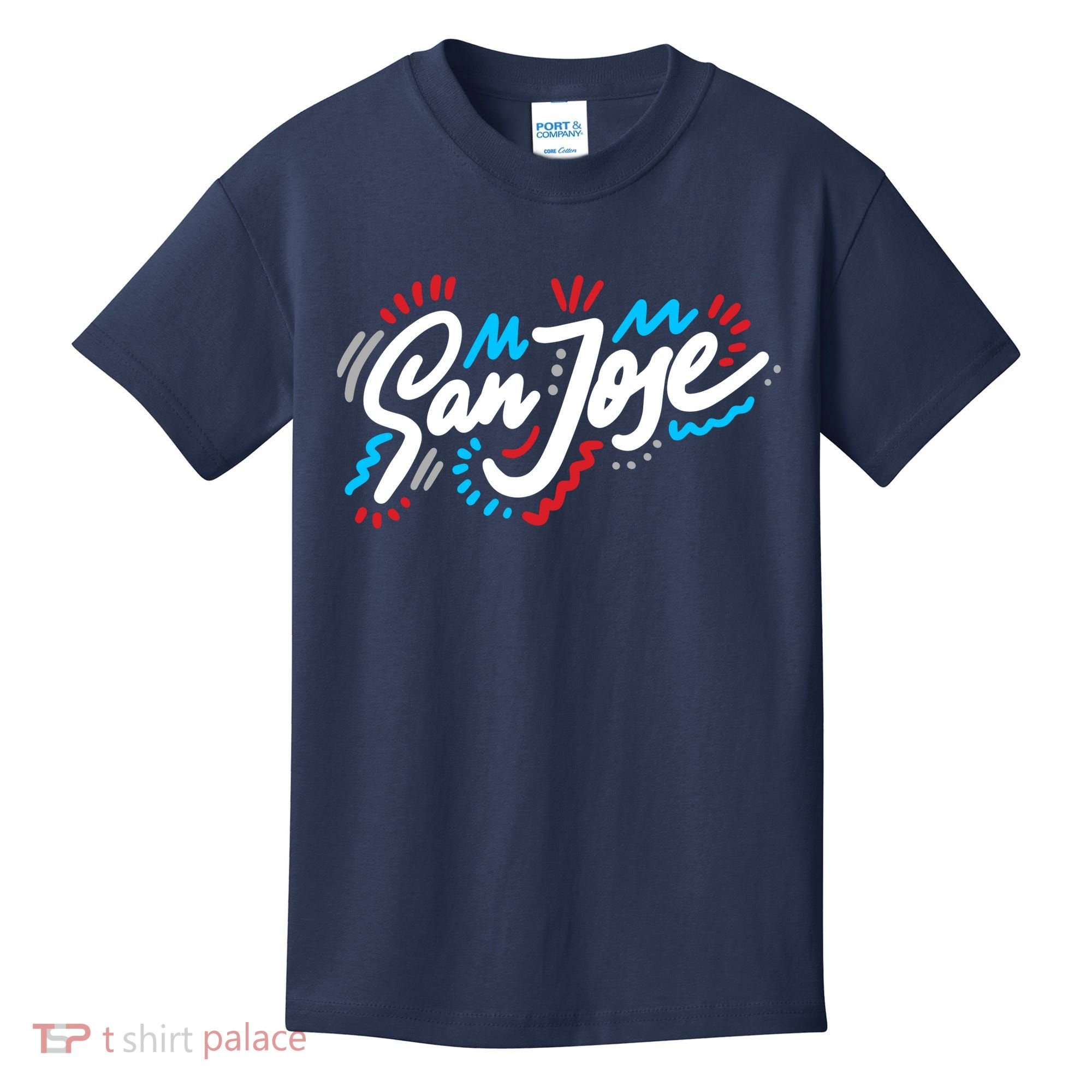 San Jose Hand Drawn Logo Kids T-Shirt