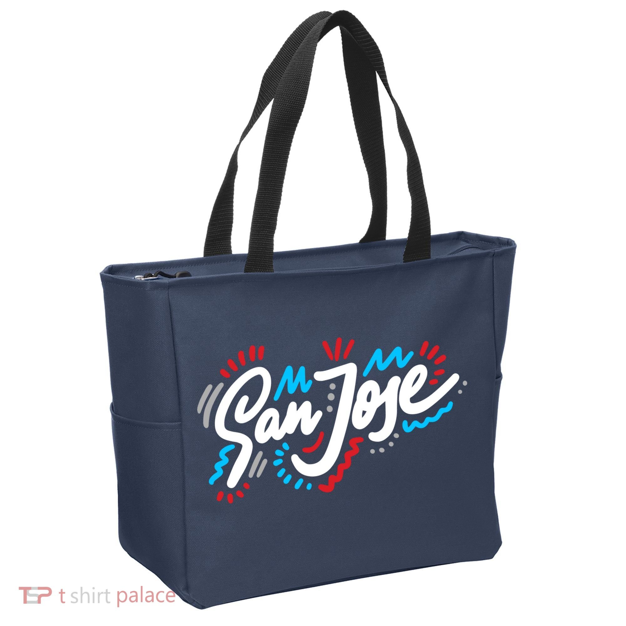 San Jose Hand Drawn Logo Tote Bag