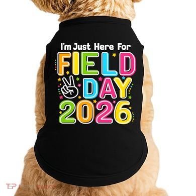 School Just Here For Field Day Teacher Student 2026 Doggie Tank