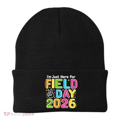 School Just Here For Field Day Teacher Student 2026 Beanie