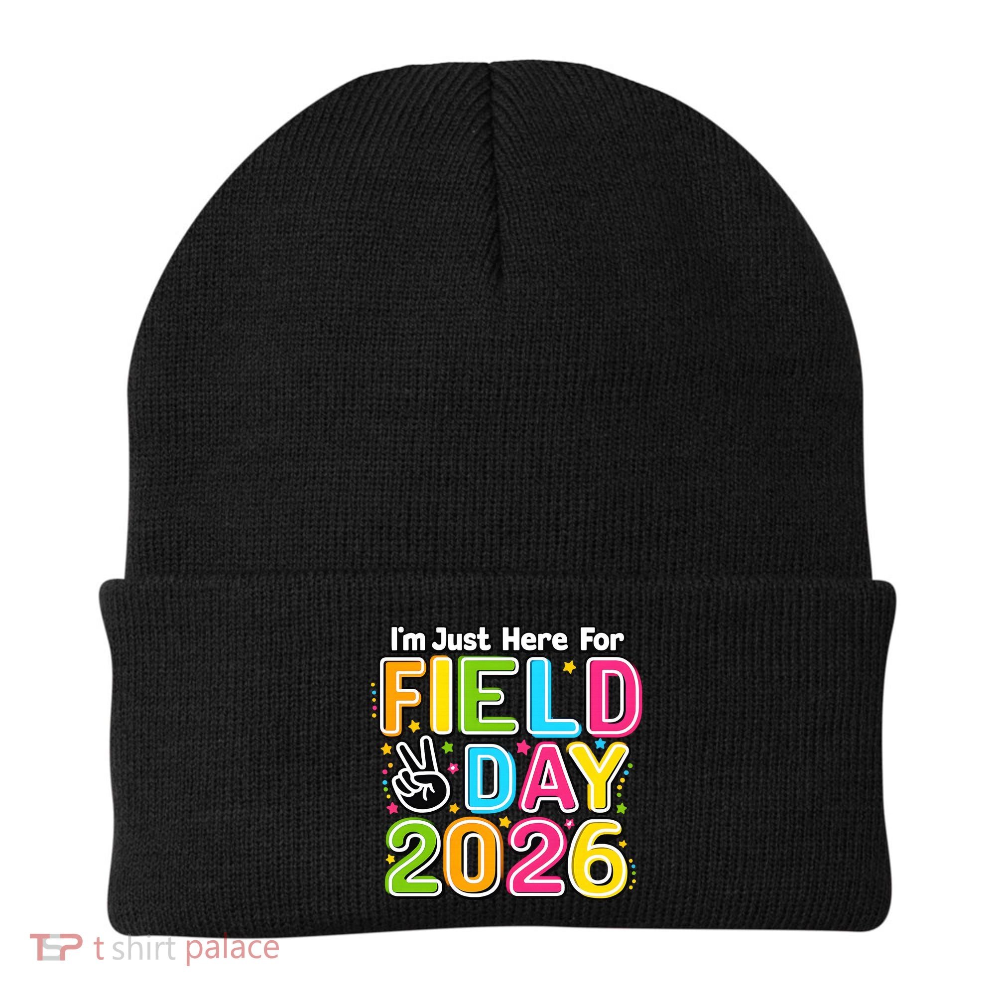 School Just Here For Field Day Teacher Student 2026 Beanie