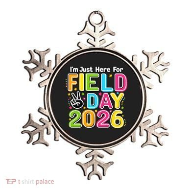 School Just Here For Field Day Teacher Student 2026 Ornament