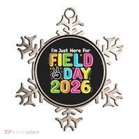 School Just Here For Field Day Teacher Student 2026 Ornament thumb 0