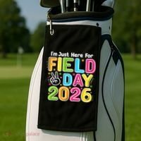 School Just Here For Field Day Teacher Student 2026 Golf Towel thumb 2