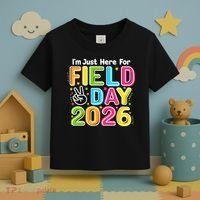 School Just Here For Field Day Teacher Student 2026 Toddler T-Shirt thumb 3