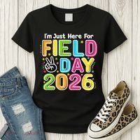 School Just Here For Field Day Teacher Student 2026 Women's T-Shirt thumb 3