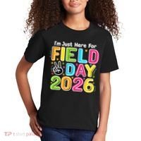 School Just Here For Field Day Teacher Student 2026 Kids T-Shirt thumb 2
