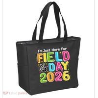 School Just Here For Field Day Teacher Student 2026 Tote Bag thumb 2