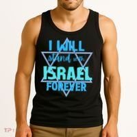 Supporting Jewish/ I Will Stand With Israel Forever Tank Top thumb 3