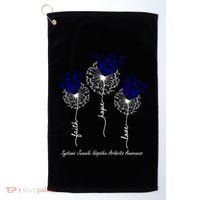 Systemic Juvenile Idiopathic Arthritis Awareness Meaningful Gift Golf Towel thumb 0
