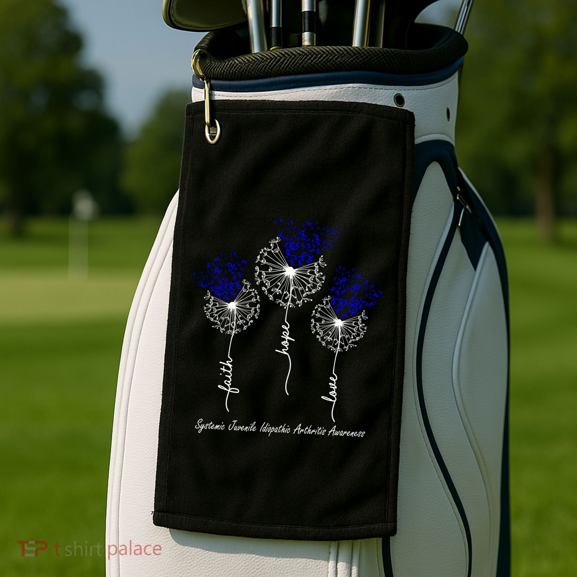 Systemic Juvenile Idiopathic Arthritis Awareness Meaningful Gift Golf Towel