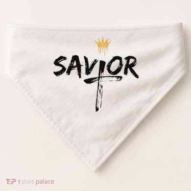 Savior Jeus King USA-Made Doggie Bandana