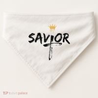 Savior Jeus King USA-Made Doggie Bandana thumb 0