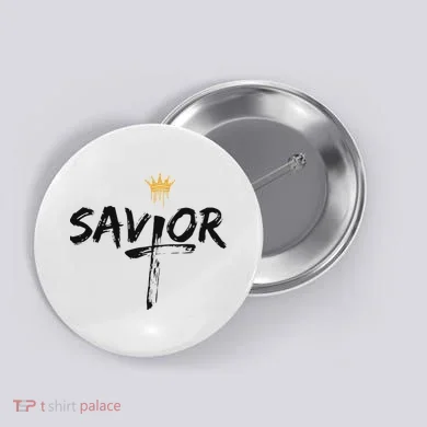 Savior Jeus King Button