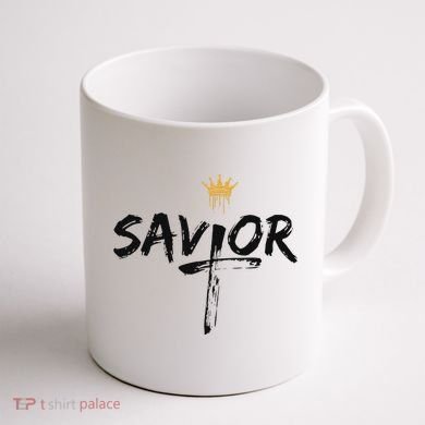 Savior Jeus King Coffee Mug back