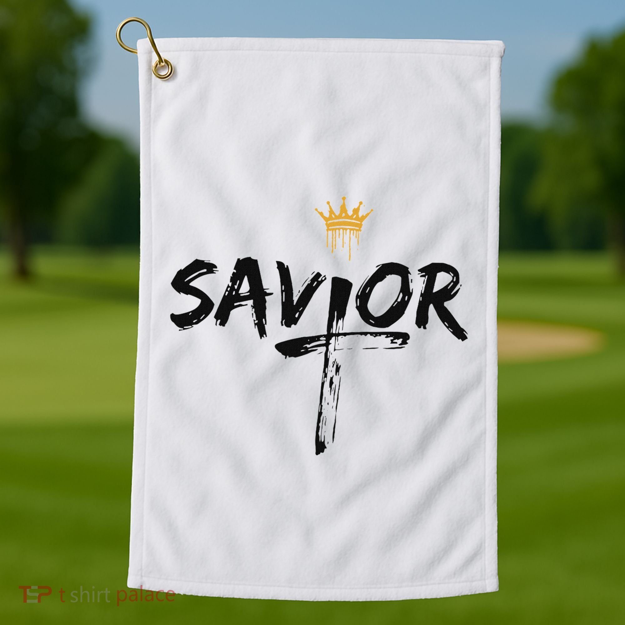 Savior Jeus King Golf Towel