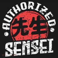 Sensei Japan Kanji Teacher Authorized Sensei Coach Trainer Bucket Hat thumb 4