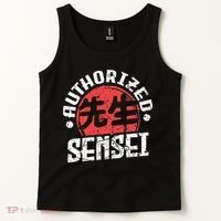 Sensei Japan Kanji Teacher Authorized Sensei Coach Trainer Tank Top thumb 2