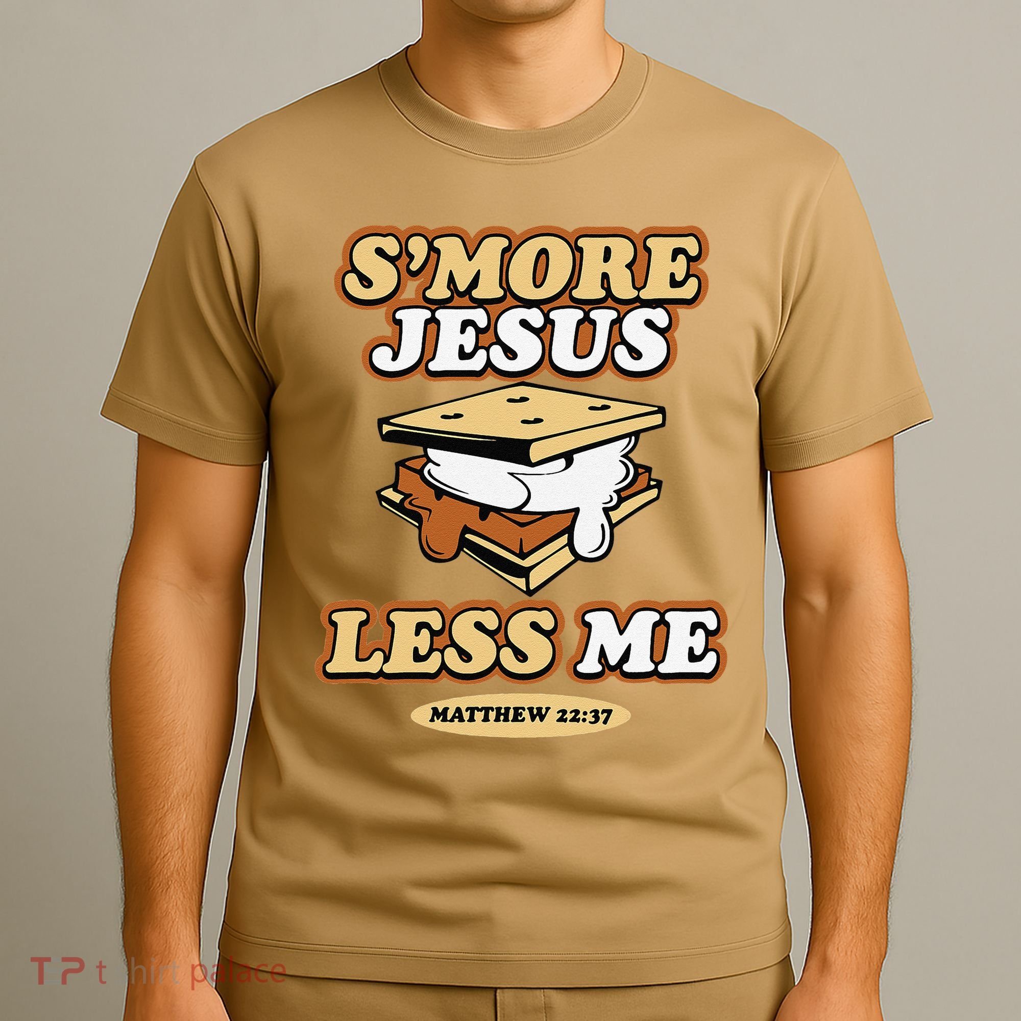 SMore Jesus Less Me Matthew 22 37 Christian Bible Verse Love T-Shirt