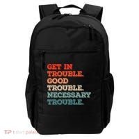 Social John Lewis Get In Good Necessary Trouble Gift Backpack thumb 0