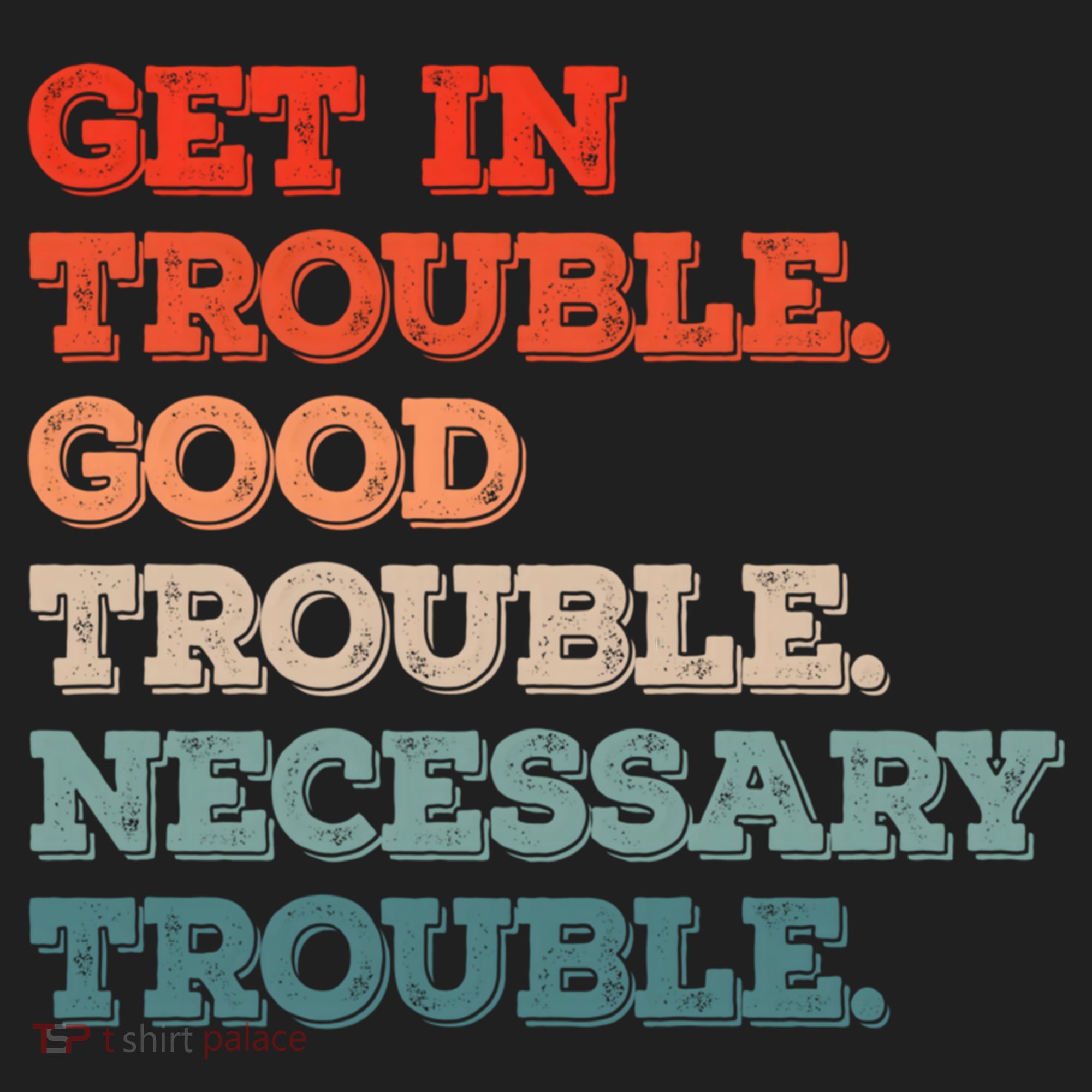 Social John Lewis Get In Good Necessary Trouble Gift Beanie