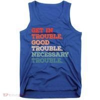 Social John Lewis Get In Good Necessary Trouble Gift Tank Top thumb 0