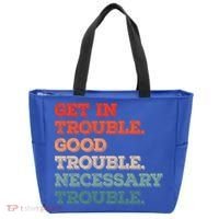 Social John Lewis Get In Good Necessary Trouble Gift Tote Bag thumb 0